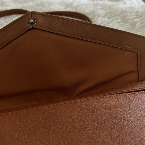 Camel envelope shoulder bag/cross body - Picture 2 of 5